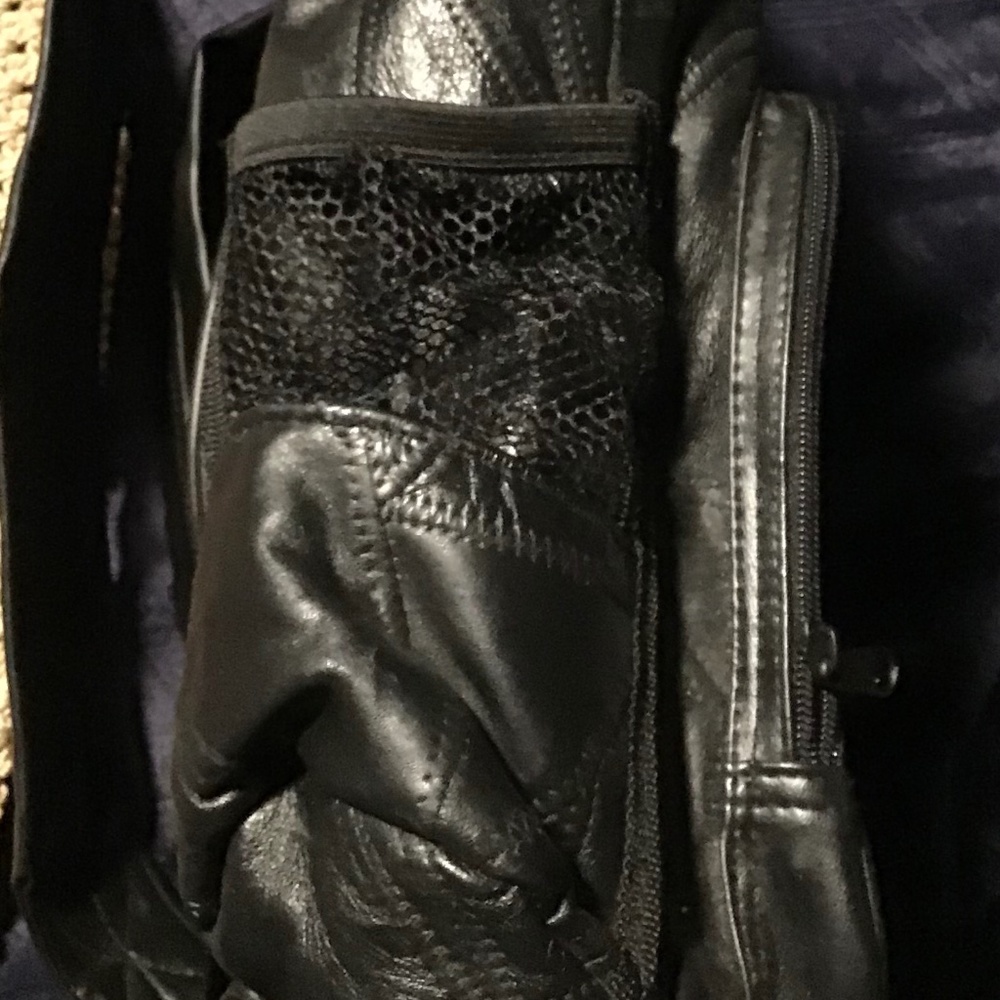 LEATHER PATCHWORK BACKPACK - Picture 5 of 7